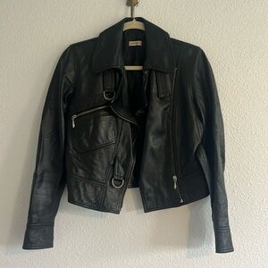 Max&Co Moto Leather Jacket - Sz 4